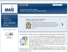 Tablet Screenshot of maix.de